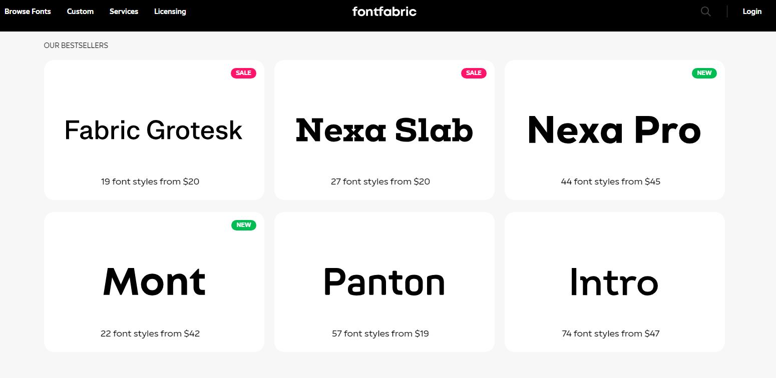 Font Fabric Font Fabric
